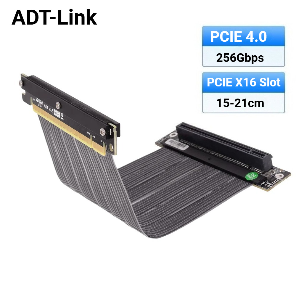 ADT-Link 2025 Nowy pojedynczy  – Itx Gpu Riser Pcie 4.0 16X recenzja i cena