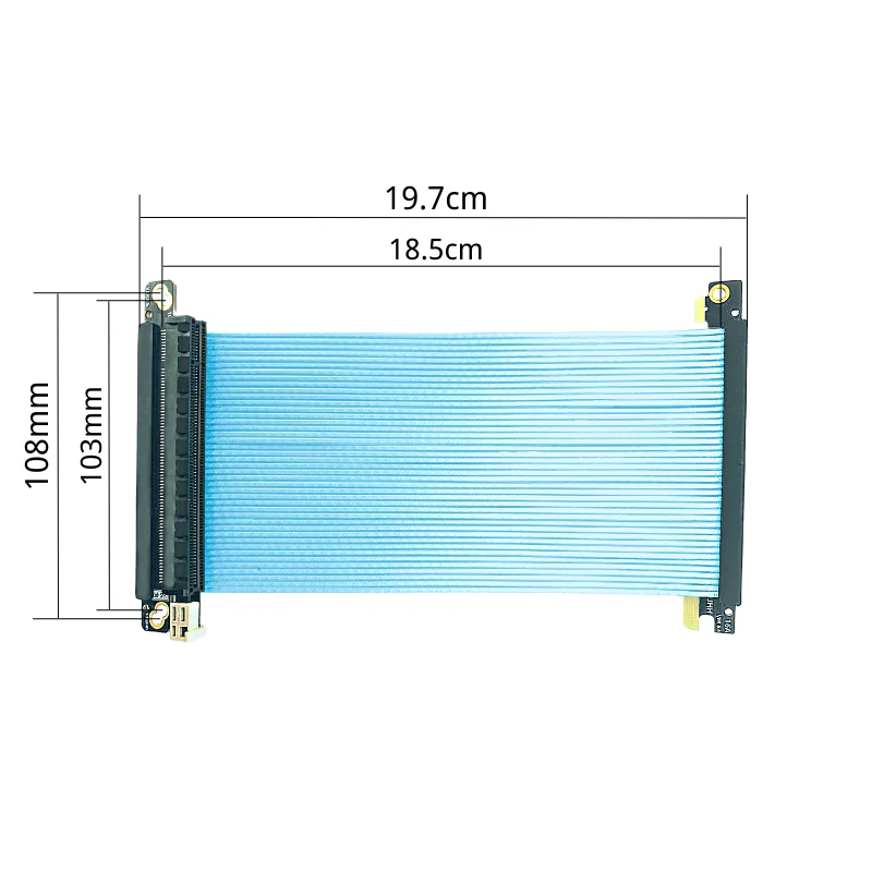 Podwójny odwrócony kabel Pci-e – Itx Gpu Riser Pcie 4.0 16X recenzja i cena