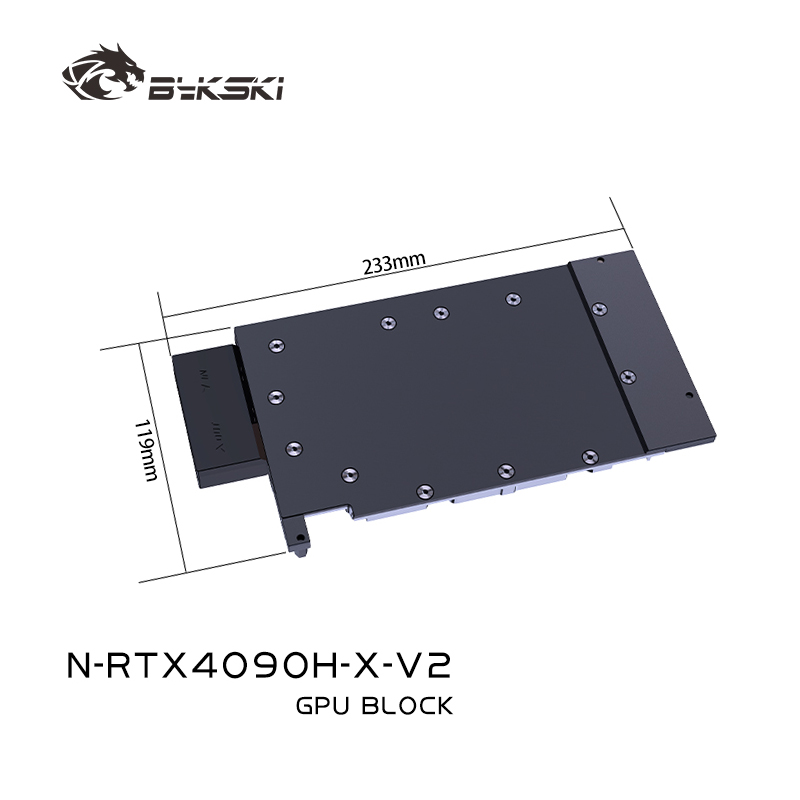 Blok GPU Bykski dla karty graf – Rtx 4090 Water Block recenzja i cena